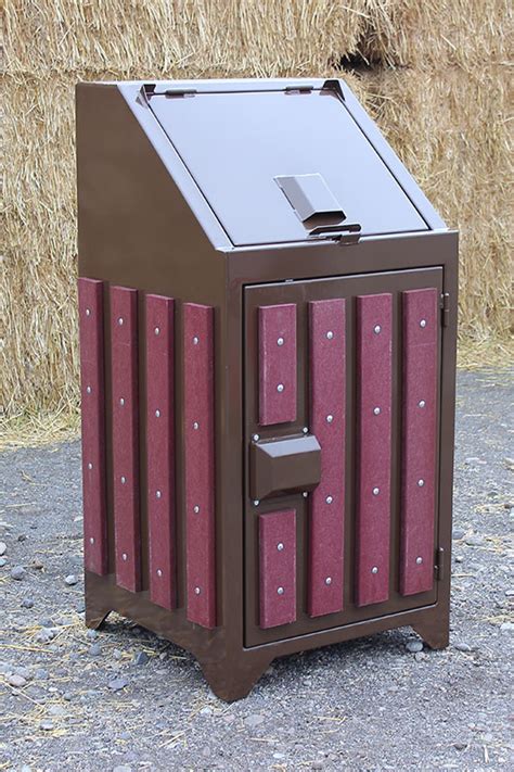 bear proof metal container fabrication california|bear proof trash cans.